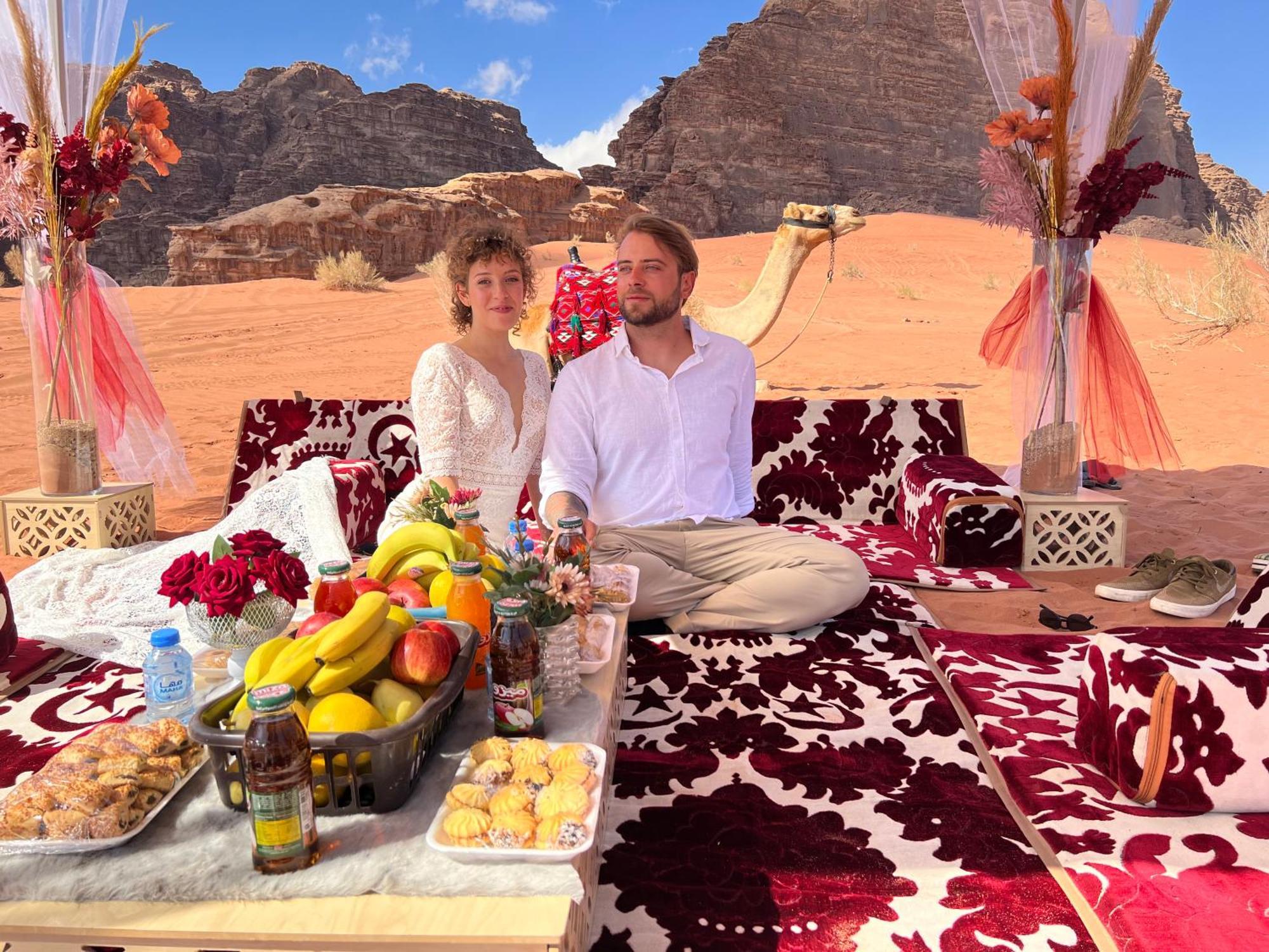 شقة Moon Magic Valley وادي رم المظهر الخارجي الصورة